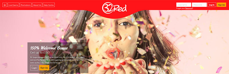 32Red Welcome Bonus