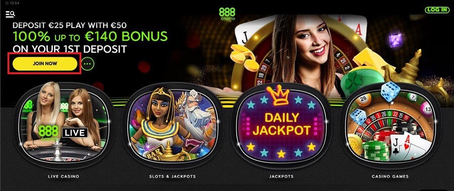 888 casino sign up