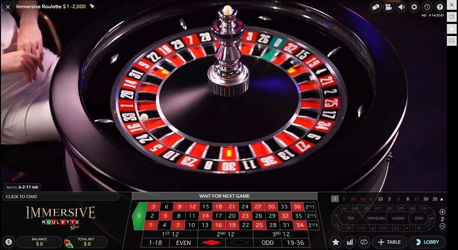 Genesis Casino Live Roulette