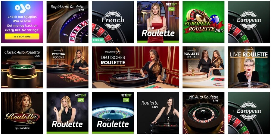 Play Ojo Roulette