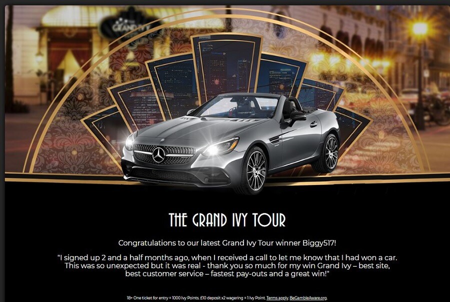 The Grand Ivy Casino Mercedes Promotion