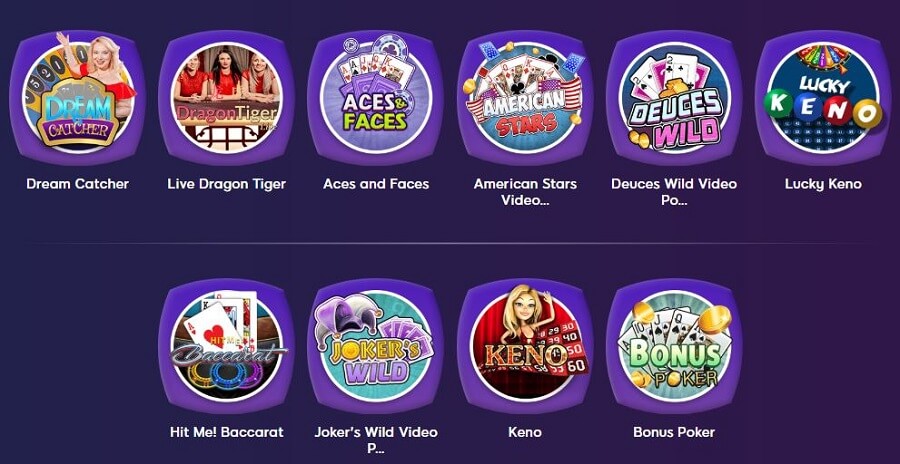 Wink Slots Table Games