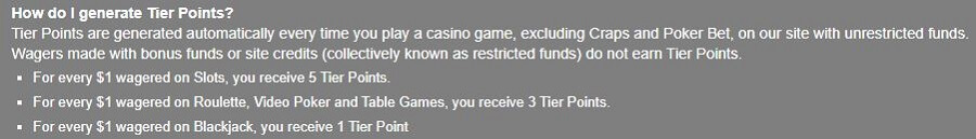 Betfair Casino VIP Program 2