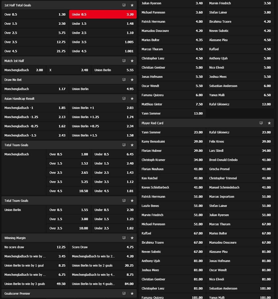 Mansion Bet Betting Variety Football