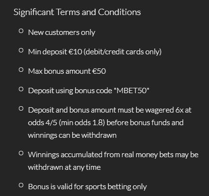 Mansion Bet Welcome Bonus 2