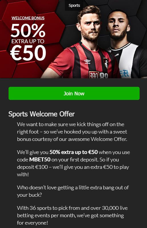 Bet At Home Welcome Offer