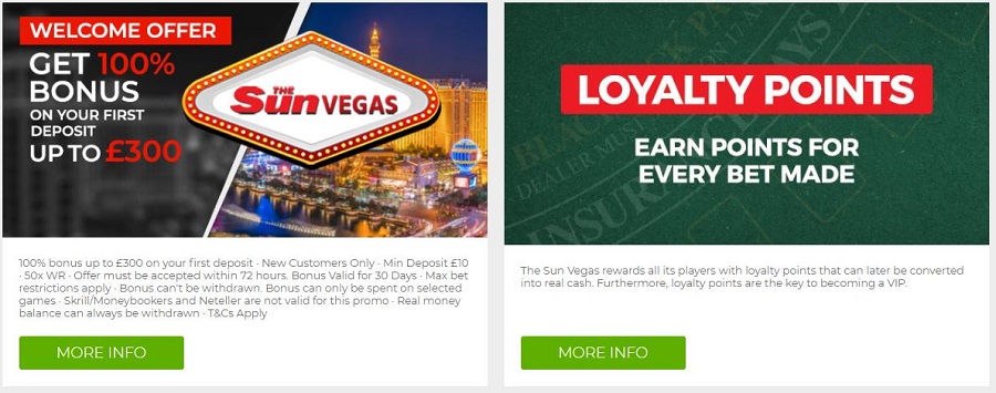 The Sun Vegas Casino Promotions