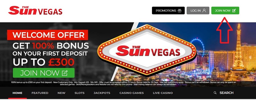 The Sun Vegas Registration 1