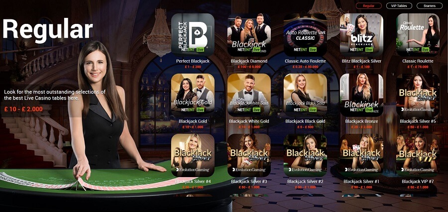 22Bet Live Casino