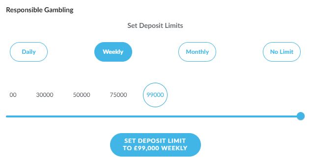 BetVictor Deposit Limits