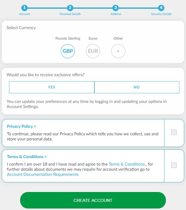 BetVictor Registration 4