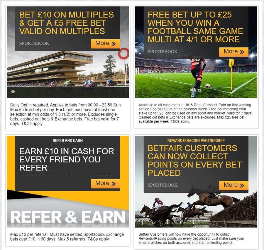 Betfairr Promotions