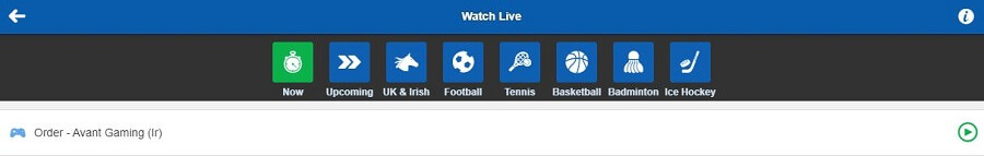 Betfred Live Streaming