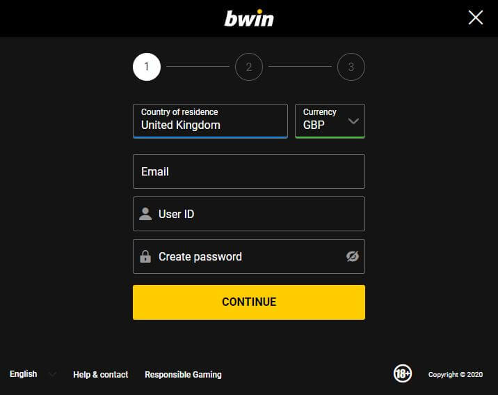 Bwin register 2