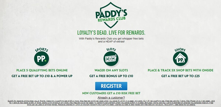 Paddy Power Welcome Bonus