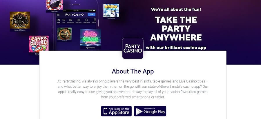 PartyCasino Mobile