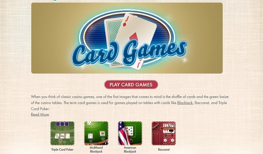 777 Casino Card Games