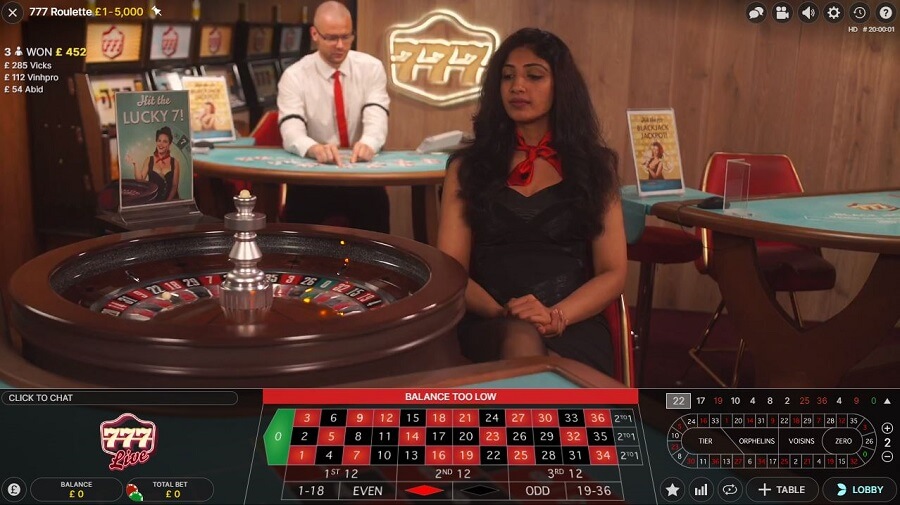 777 Casino Live Casino