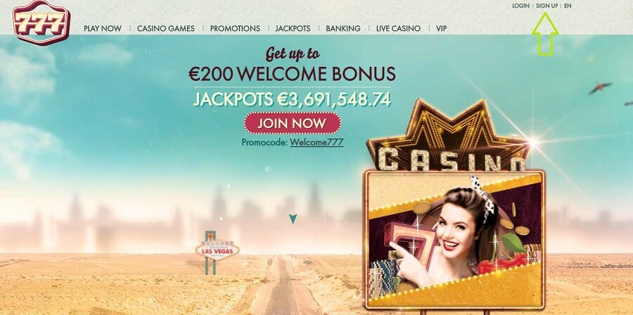 777 Casino Register 1