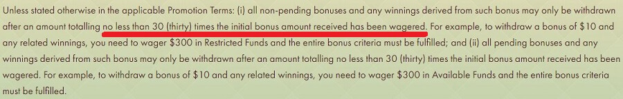 777 Casino Wagering Requirements
