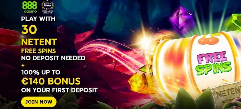free spins no deposit 888