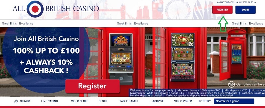 All British Casino Register 1