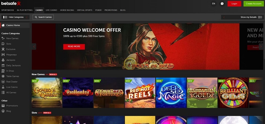 betsafe casino red