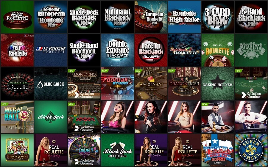 Betsafe Casino Table Games