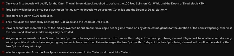 Betsafe Casino Welcome Bonus 3