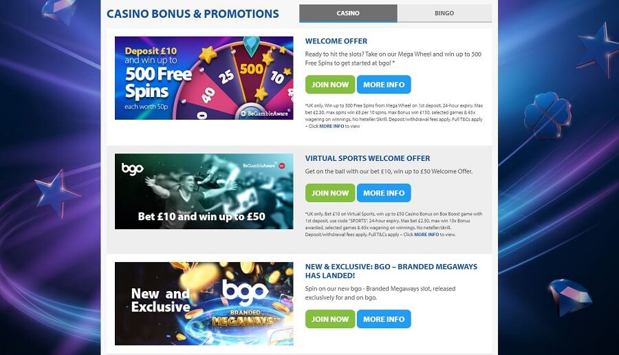 Bgo Casino Promotions