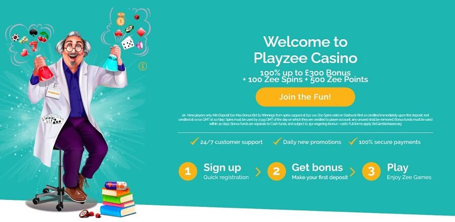 Playzee Welcome Bonus