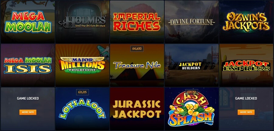 STS Casino Jackpots