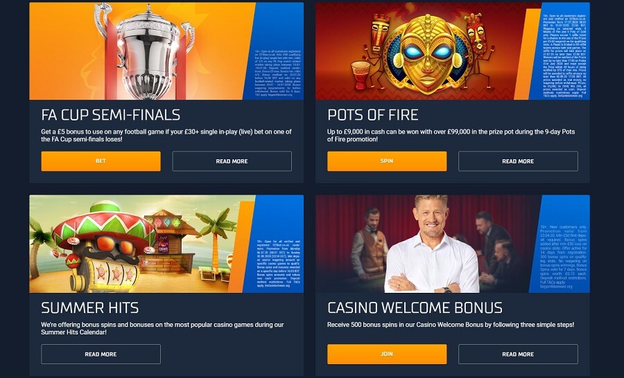 STS Casino Promotions