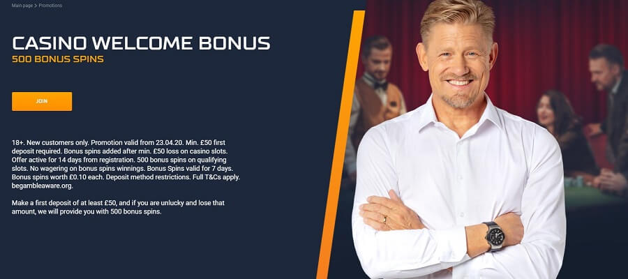 STS Casino Welcome Bonus