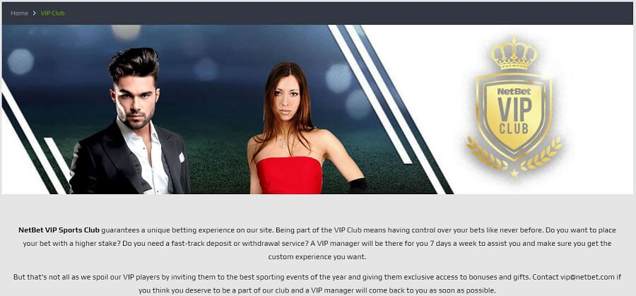 NetBet VIP Club