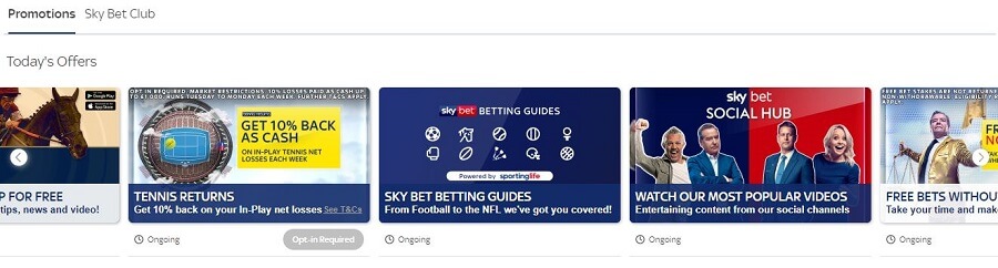 SkyBet Promotions