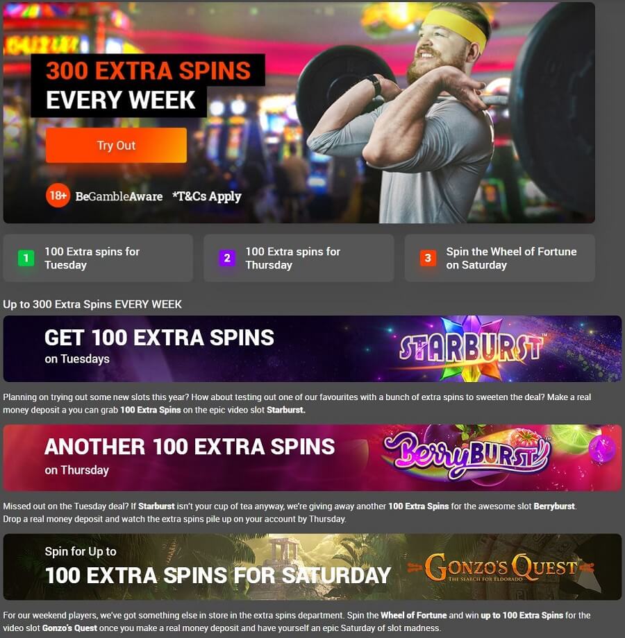 Tonybet Casino Promotions 2