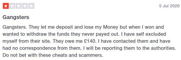 Tonybet Trustpilot 1